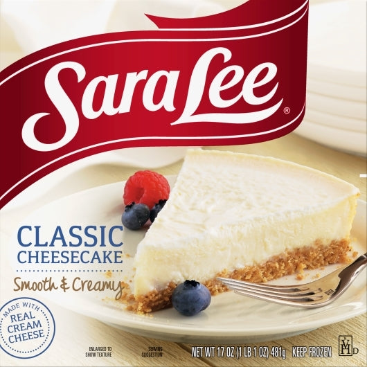 Sara Lee Dessert Cheesecake Cream Original 17 Ounce Size - 12 Per Case.