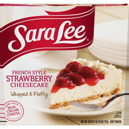 Sara Lee Strawberry Cheesecake 1.625 Pound Each - 8 Per Case.