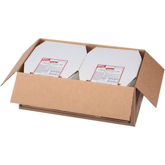 Sara Lee Premium Wholesome Indulgence 9" No Sugar Added Chocolate Layer Cake 3.375 Pound Each - 4 Per Case.