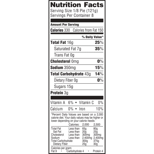 Sara Lee Cherry Pie Oven Fresh Pound 2.125 Pound Each - 6 Per Case.