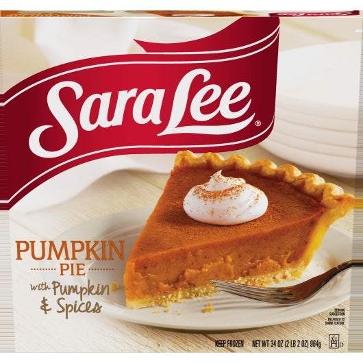 Sara Lee Pumpkin Pie 2.125 Pound Each - 6 Per Case.