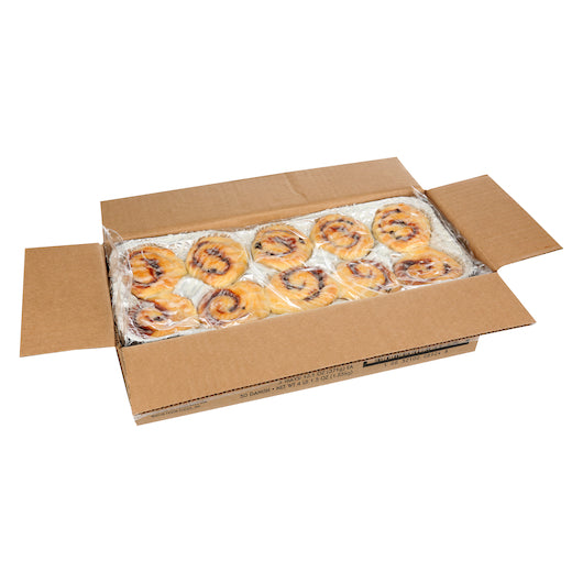 Chef Pierre Thaw N Serve Variety Pack Danishes 1 Count Packs - 5 Per Case.