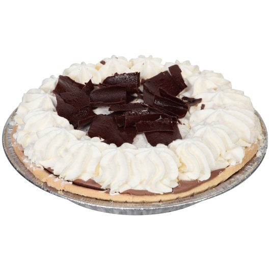 Chef Pierre Gourmet 10" French Silk Chocolate Cream Pie 2.5 Pound Each - 4 Per Case.