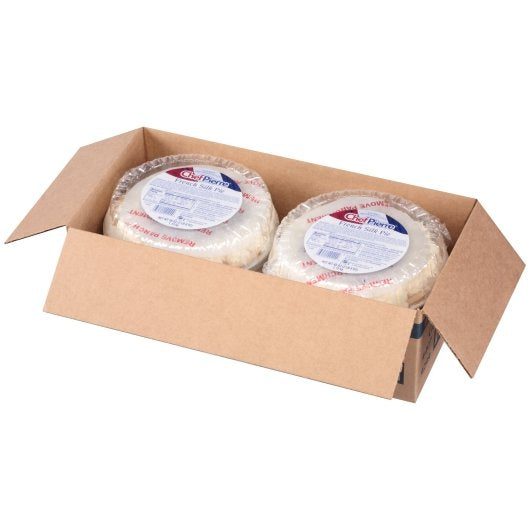 Chef Pierre Gourmet 10" French Silk Chocolate Cream Pie 2.5 Pound Each - 4 Per Case.