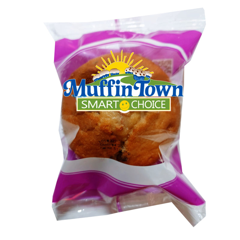 Muffin Town Muffin Chocolate Chip Smart Choice 9.3 Pound Each - 1 Per Case.