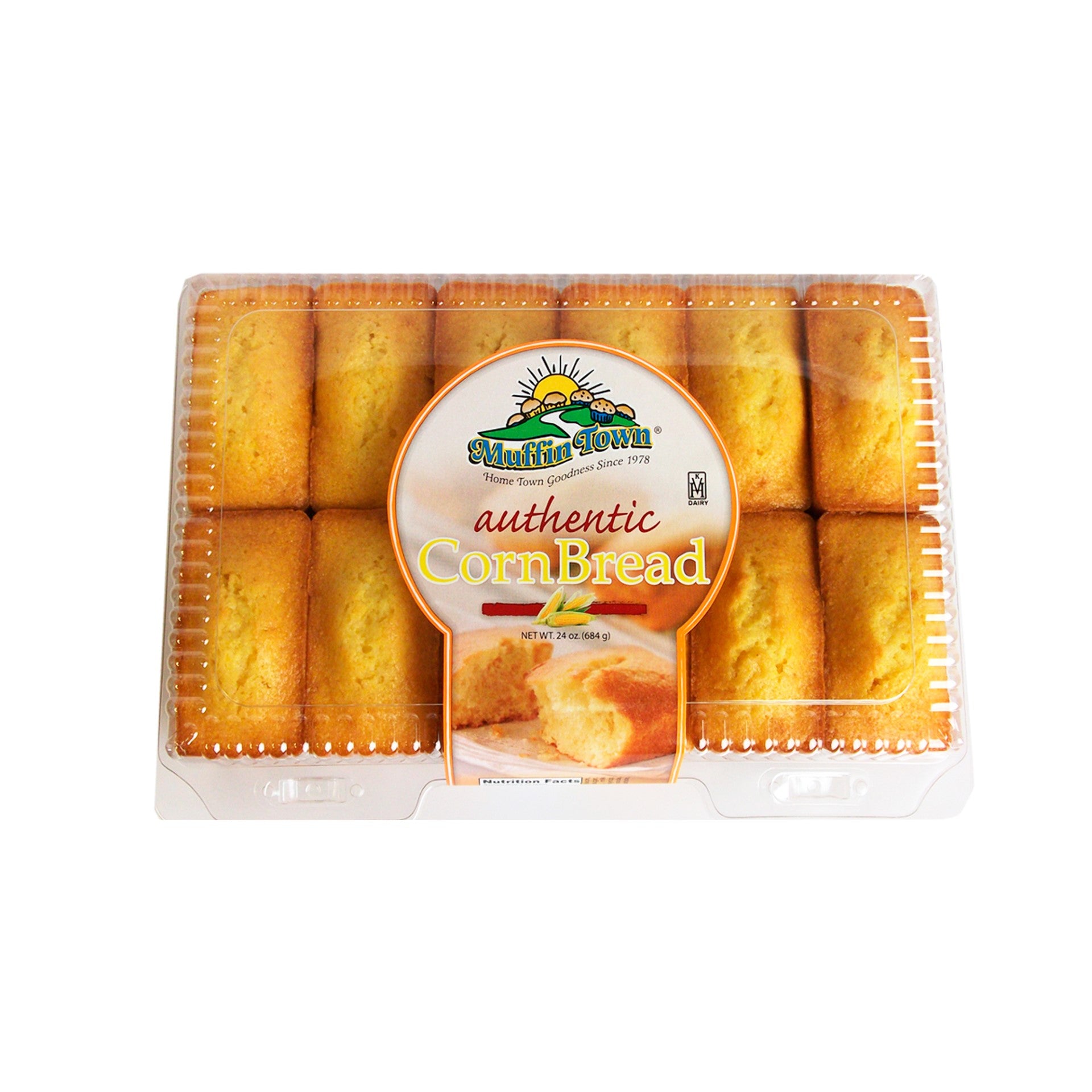 Cornbread Loaves 15 Pound Each - 1 Per Case.