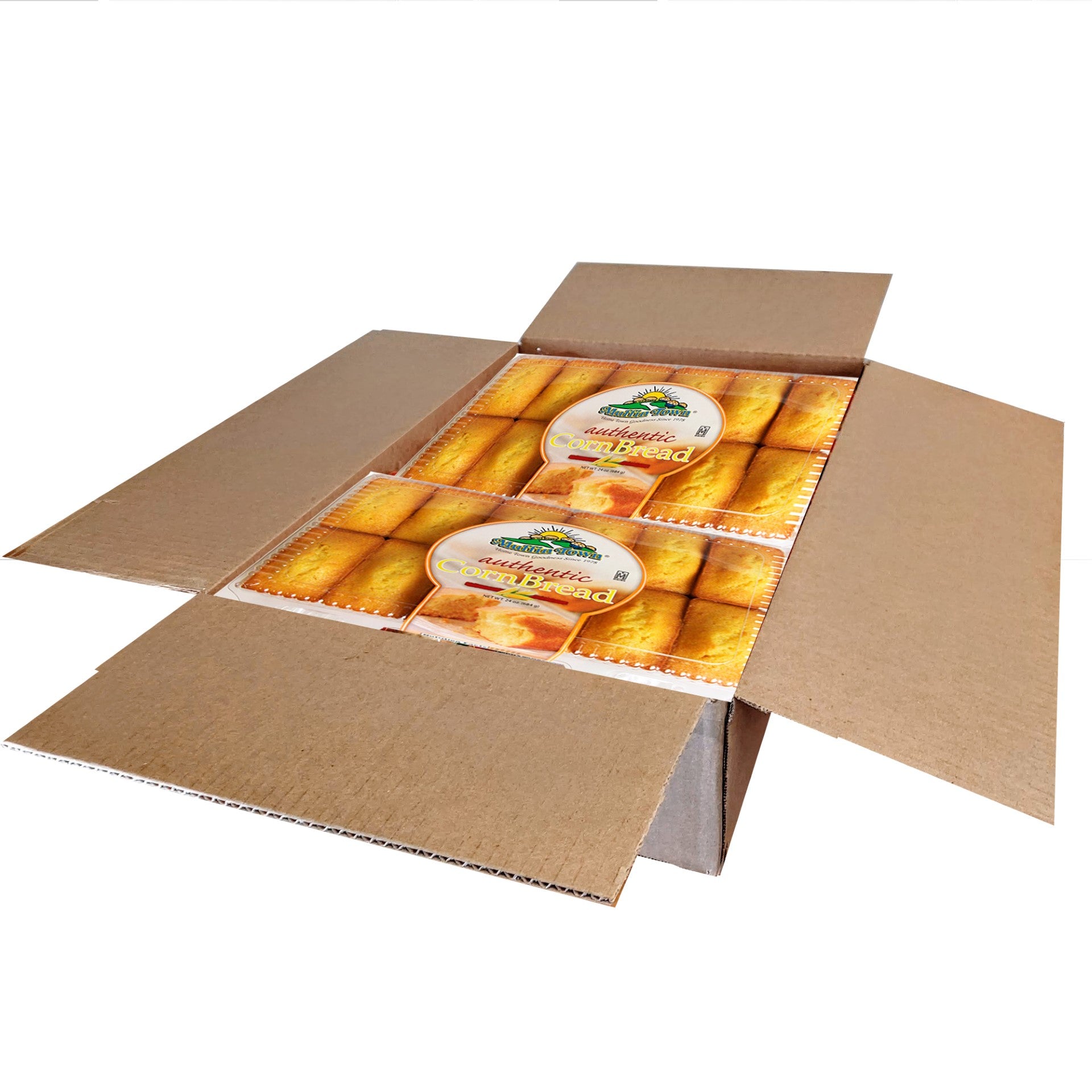 Cornbread Loaves 15 Pound Each - 1 Per Case.