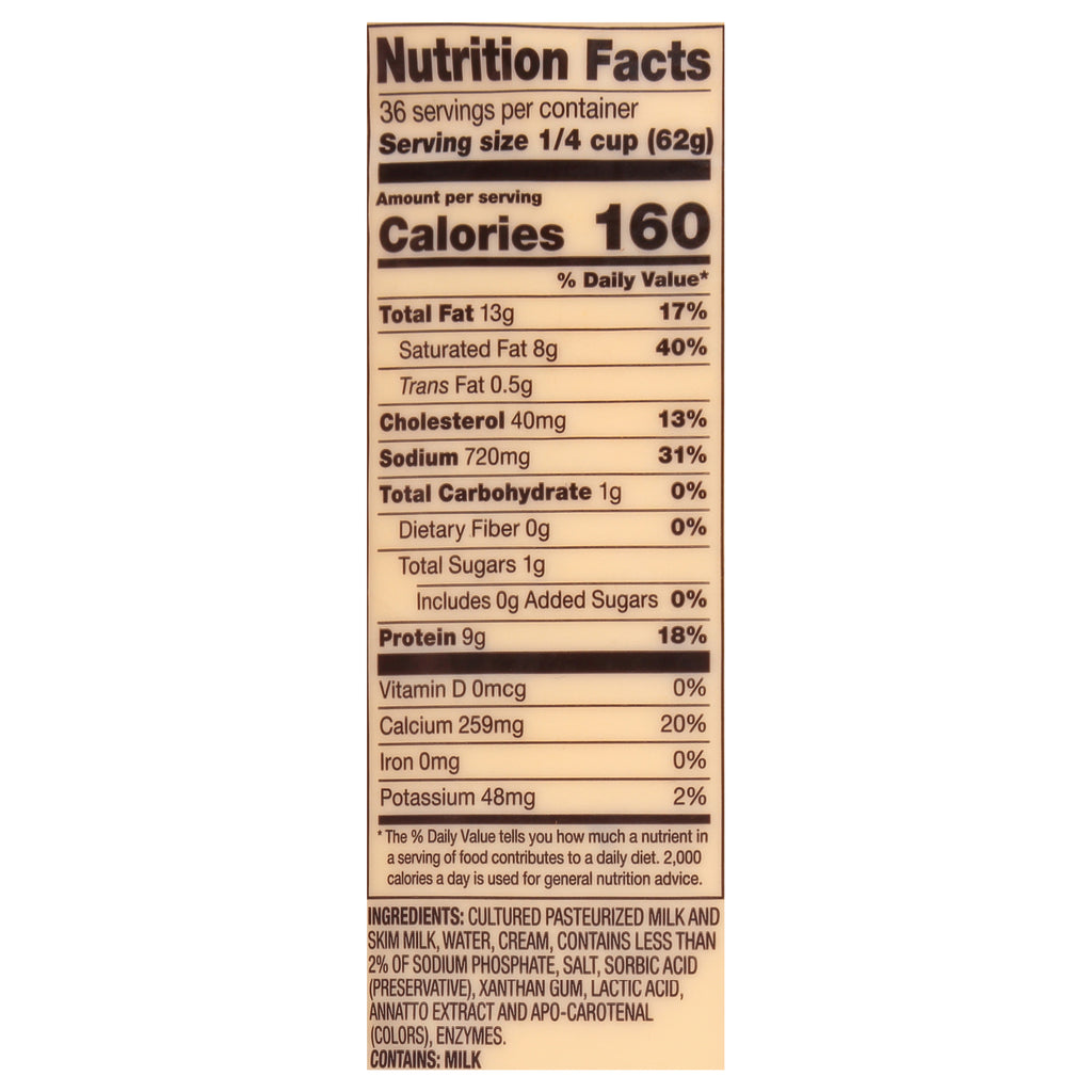 LandOLakes® Extra Melt® Cheese Sauce Yellow 5 Pound Each 6 Per Cas