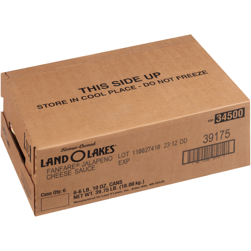Land-O-Lakes® Fanfare® Jalapeno Cheese Sauce 6.62 Pound Each - 6 Per Case.