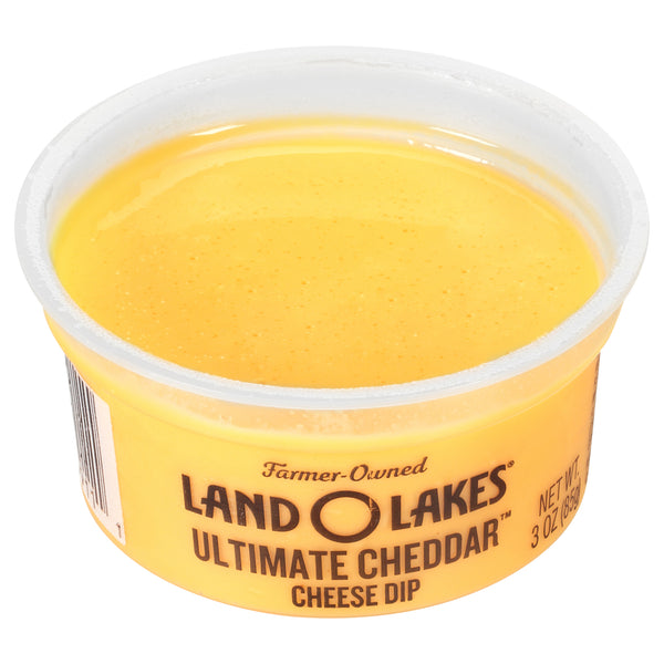 Land-O-Lakes® Ultimate Cheddar Cheese Dip Cups 3 Ounce Size - 140 Per Case.