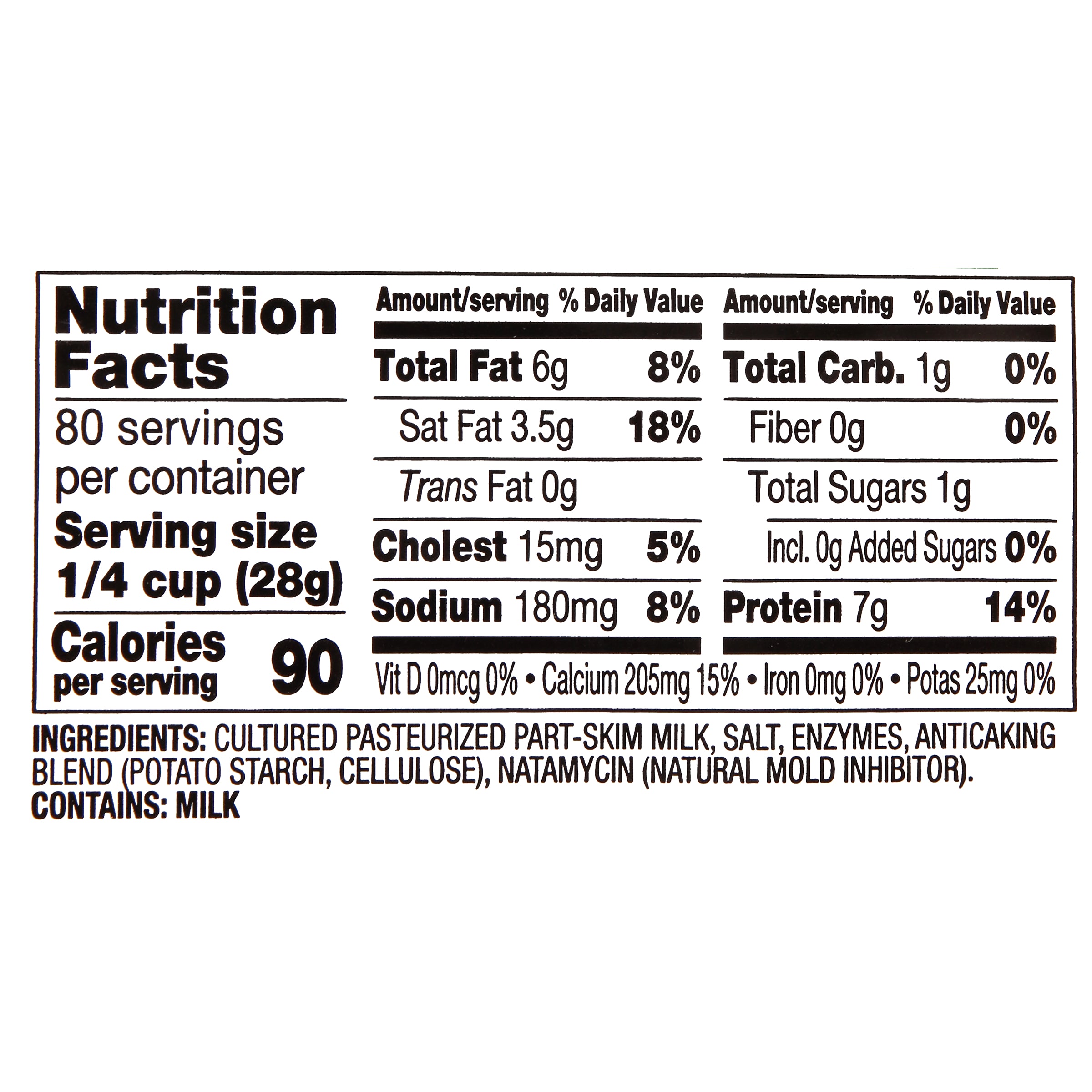 Land-O-Lakes® Shredded Mozzarella Cheese 5 Pound Each - 4 Per Case.
