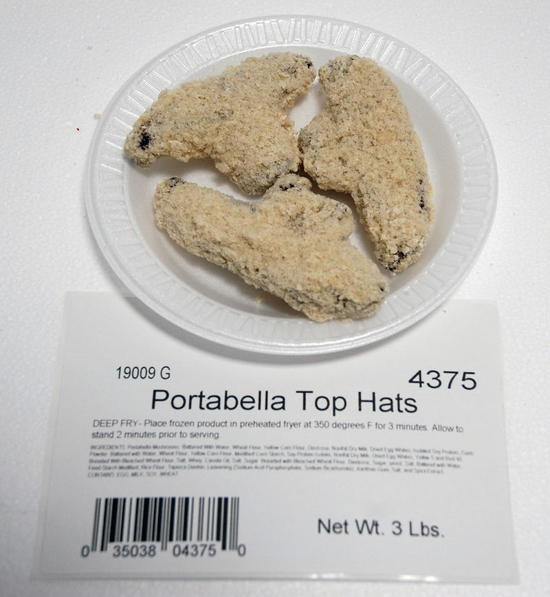 Riverside Foods Portabella Top Hats 3 Pound Each - 4 Per Case.