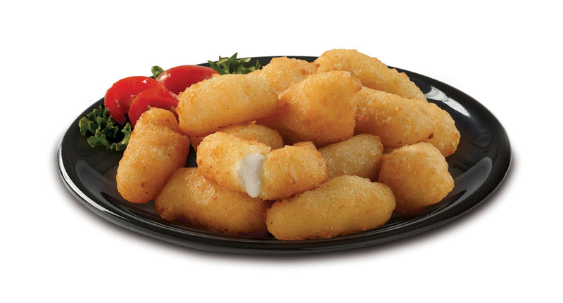 Beer Battered White Cheese Curds 2 Pound Each - 6 Per Case.