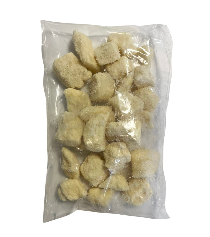 Trivers' Half Naked White Cheddar Curds 6.4 Ounce Size - 25 Per Case.