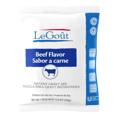 Legout Sauces Gravies Beef Flavor Instant Gravy Mix 1 Pound Each - 8 Per Case.