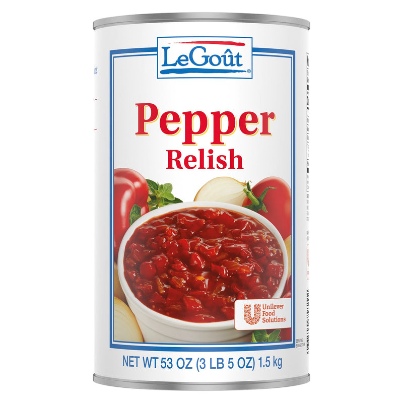 Legout Spread Pepper Relish 3 Pound Each - 6 Per Case.