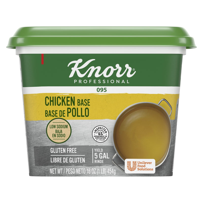 Knorr Base Low Sodium Chicken 1 Pound Each - 12 Per Case.