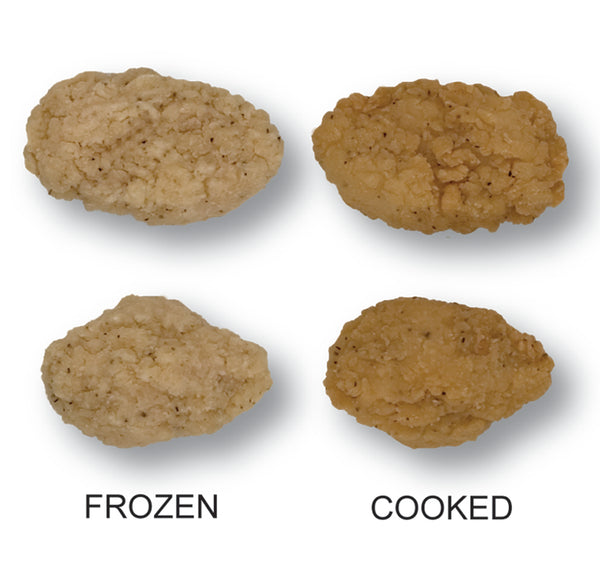 Pierce Chicken Homestyle Breaded Chicken Breast Chunk Fritter 5 Pound Each - 2 Per Case.