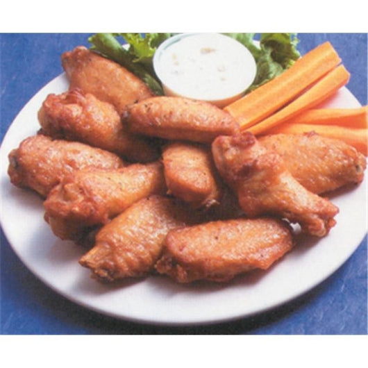 Brakebush Fully Cooked Naked Unbreaded Chicken Wingettes, 6 Pounds 6 Pound Each - 2 Per Case.
