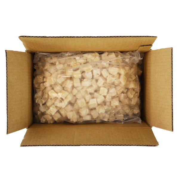 Chicken Fully Cooked Chik'n'zips® Diced Breast 5 Pound Each - 4 Per Case.