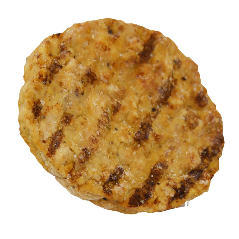 Chicken Burger Fully Cooked Gluten Free All Natural With Grill Marks Avg 5 Pound Each - 2 Per Case.
