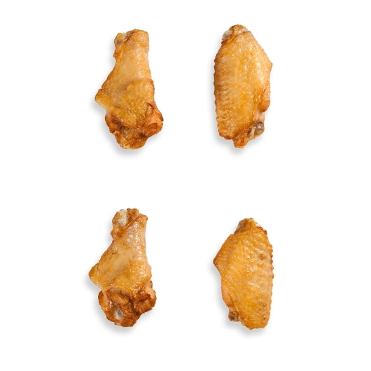 Wayne Farms Fully Cooked Seasoned Chicken Wing Sections 4.5 Pound Each - 4 Per Case.