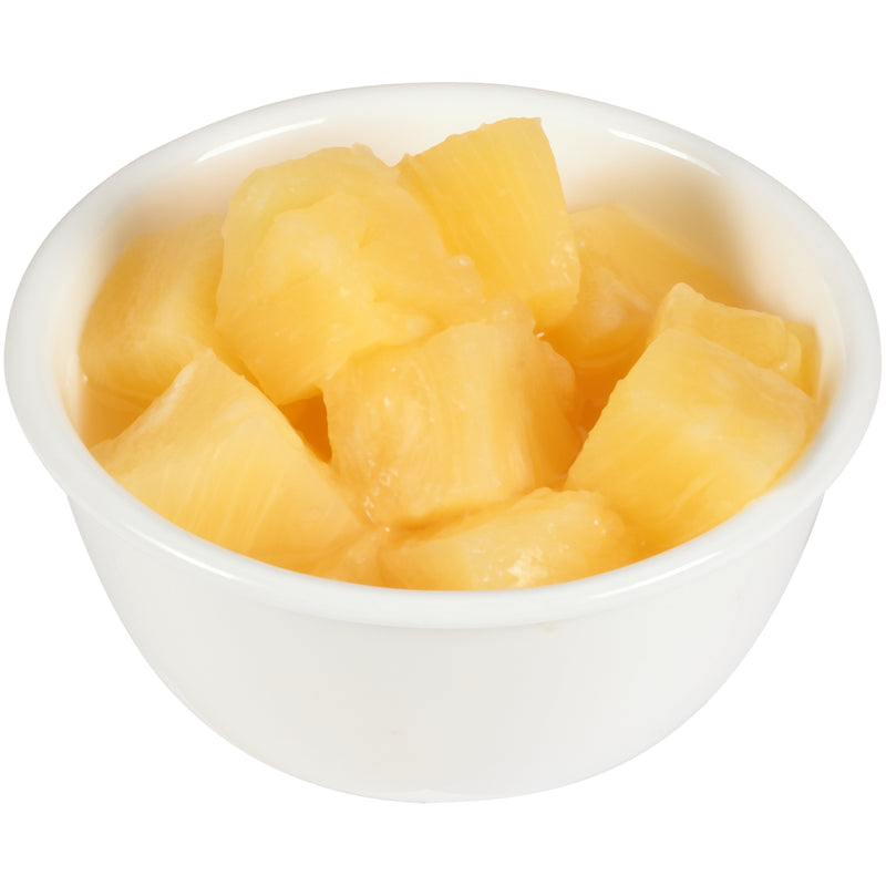 Pineapple Cubes In Light Syrup 106.08 Ounce Size - 6 Per Case.