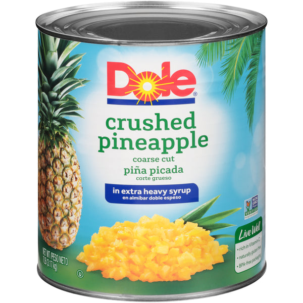 Pineapple Fancy Crushed 106 Ounce Size - 6 Per Case.