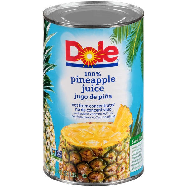 Pineapple Juice 46 Ounce Size - 12 Per Case.