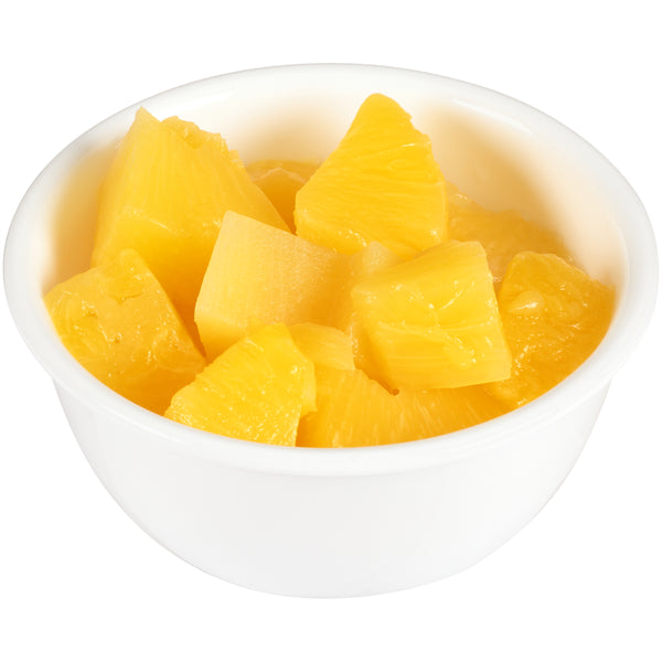 Pineapple Chunks Fancy In Extra Light Syrup 81 Ounce Size - 6 Per Case.