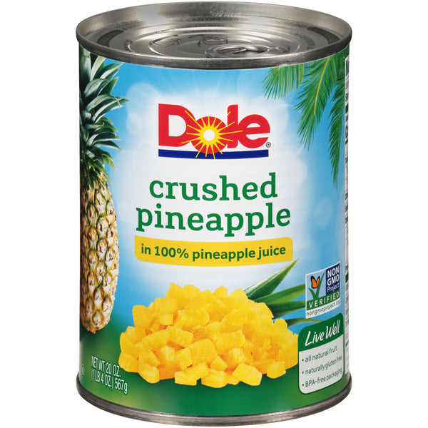 Pineapple Crushed In Juice 20 Ounce Size - 12 Per Case.