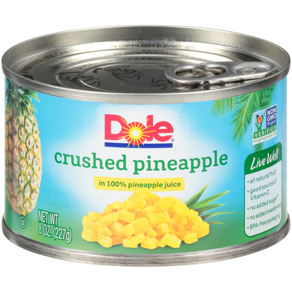 Pineapple Crushed In Juice 8 Ounce Size - 12 Per Case.