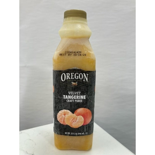 Oregon Fruit Products Fruit In Hand Velvet Tangerine Craft Puree 32 Fluid Ounce - 6 Per Case.