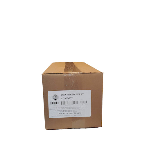Oregon Fruit Products Mixed Berry Compote 16 Pound Each - 1 Per Case.