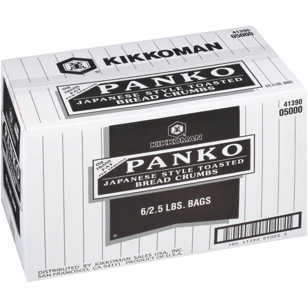 Kikkoman Panko Toasted Bread Crumbs 2.5 Pound Each - 6 Per Case.