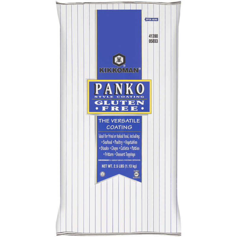 Kikkoman Gluten Free Panko Style Coating 2.5 Pound Each - 6 Per Case.