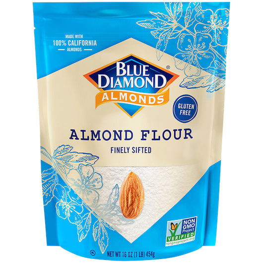 Blue Diamond Almond Flour 1 Pound Each - 4 Per Case.