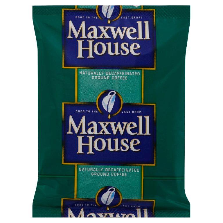 Maxwell House Super High Yield Decaffeinated Coffee 1.25 Ounce Packet 128)