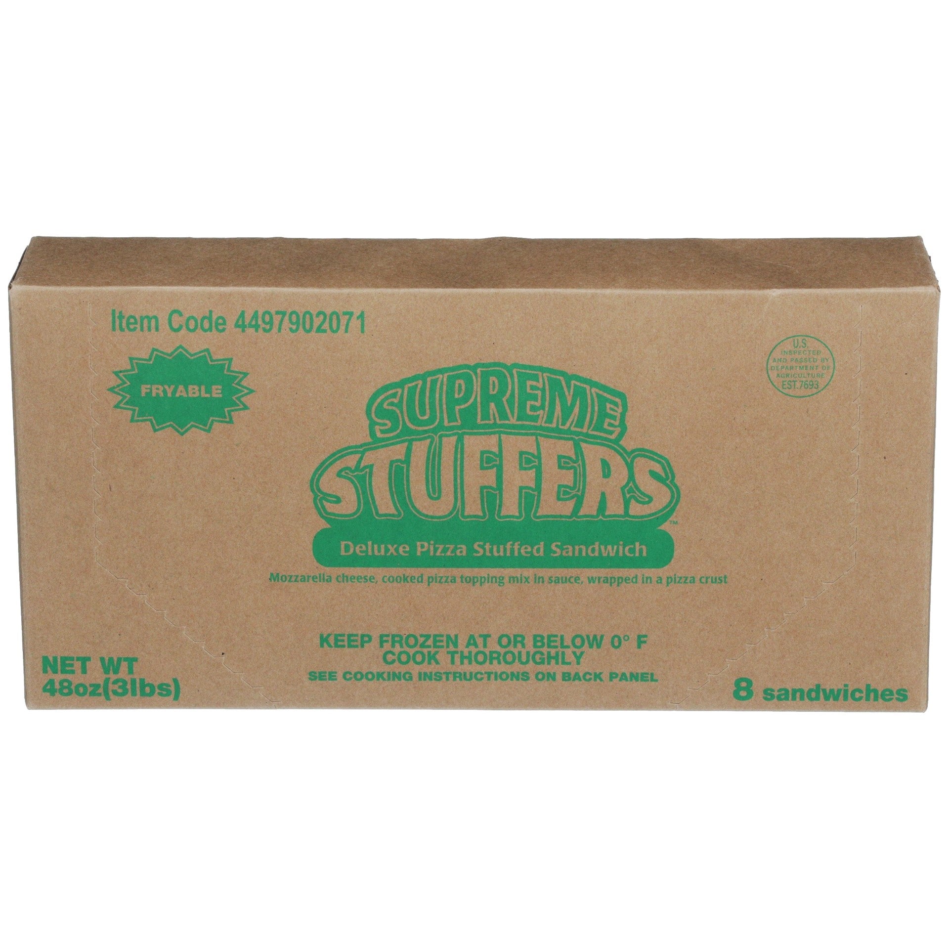 Supreme Stuffers Sausage Pizza Stuffer 48 Ounce Size - 6 Per Case.