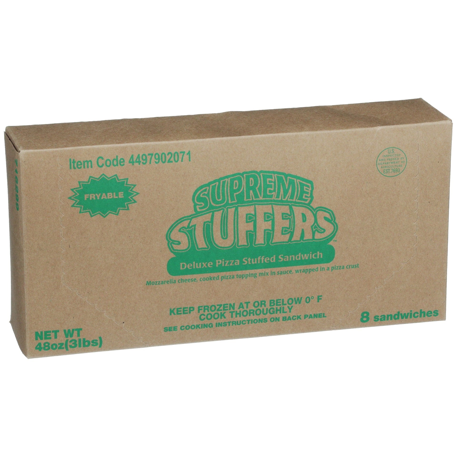 Supreme Stuffers Sausage Pizza Stuffer 48 Ounce Size - 6 Per Case.