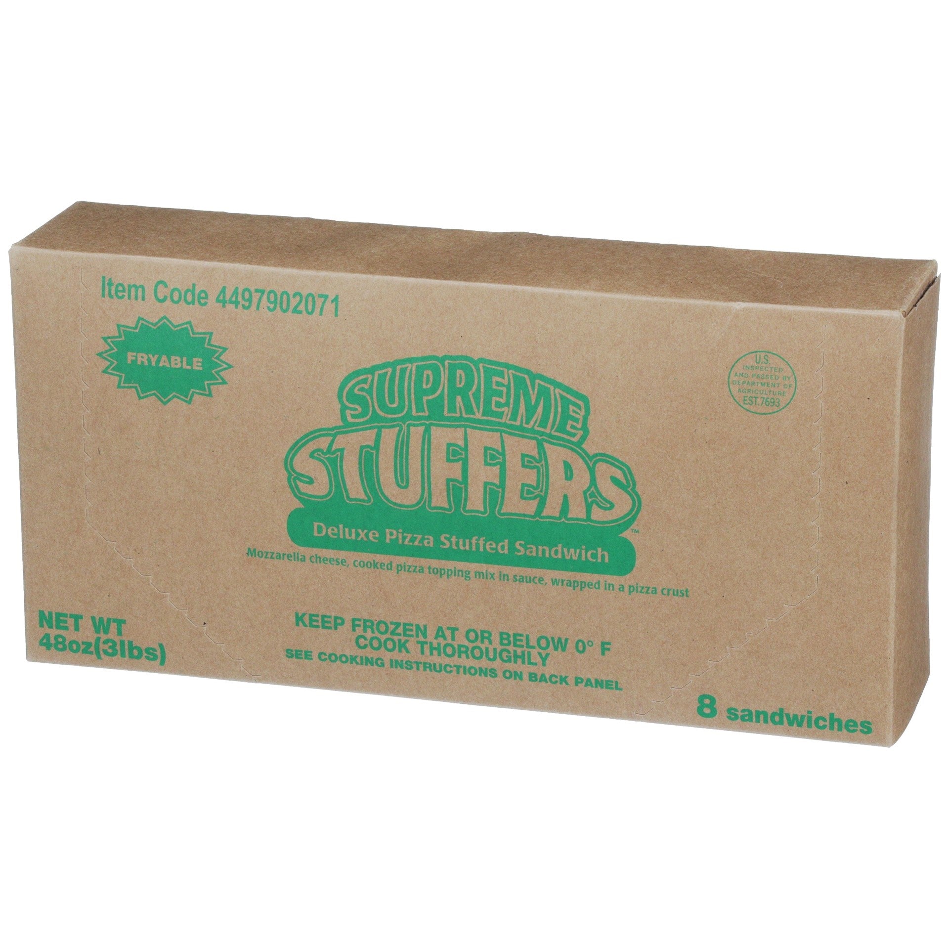 Supreme Stuffers Sausage Pizza Stuffer 48 Ounce Size - 6 Per Case.