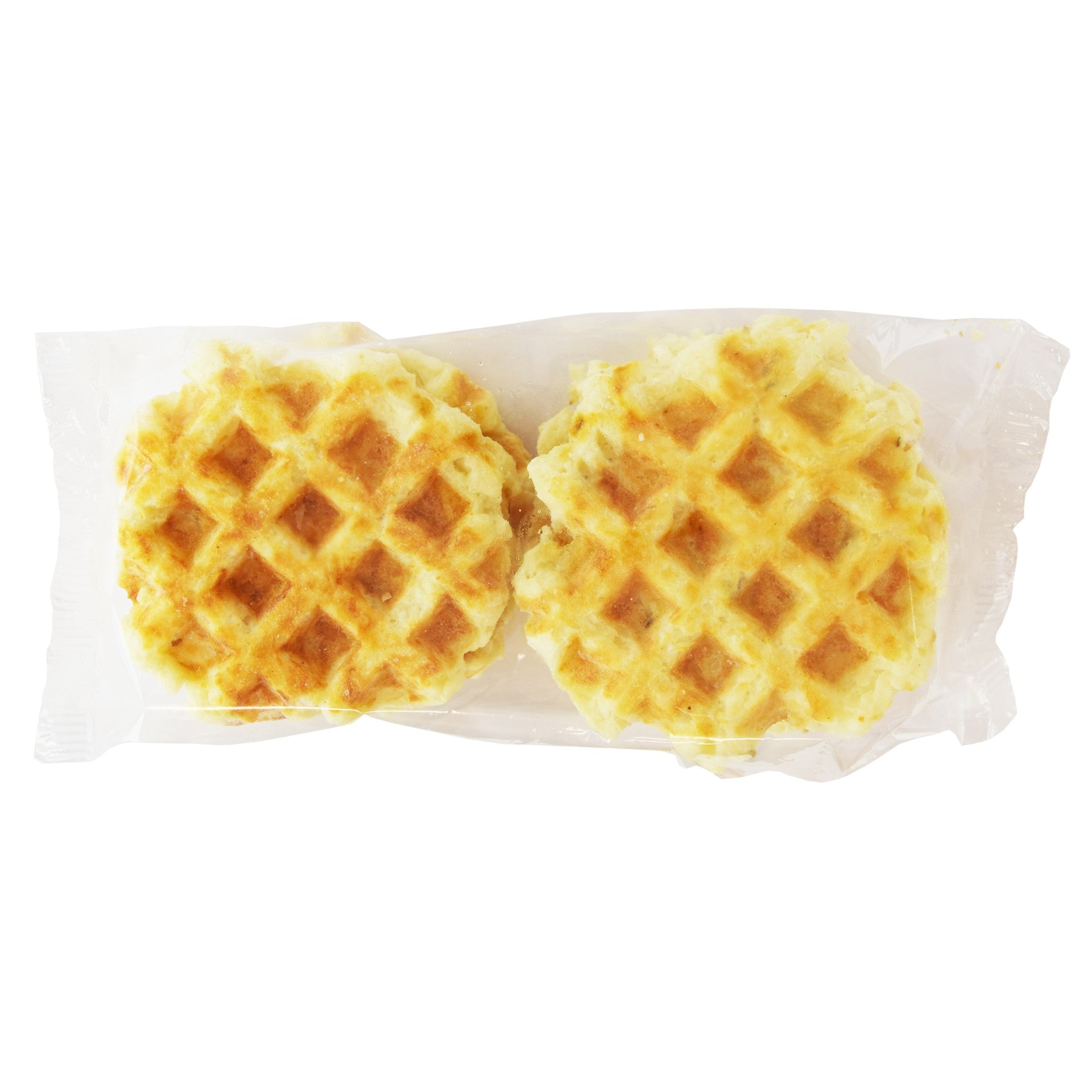 Waffled Hash Brown Frozen Potatoes 0.635 Pound Each - 16 Per Case.