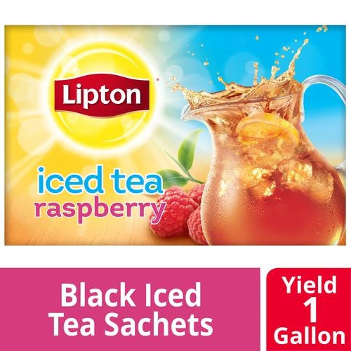 Lipton Green Tea Iced Raspberry Fresh Brewed 1 Gallon - 2 Per Case.