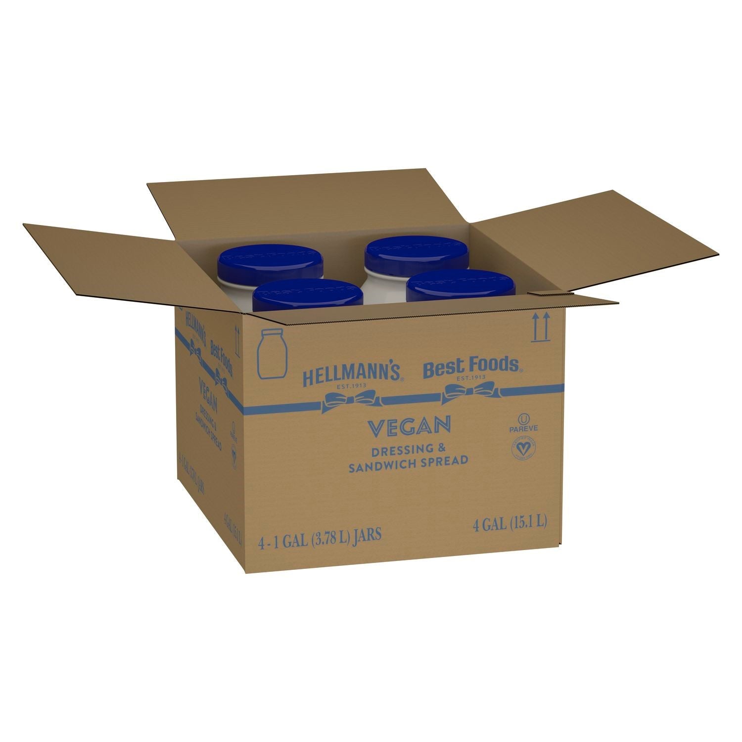 Hellmann's Mayonnaise Vegan Ga 1 Gallon - 4 Per Case.