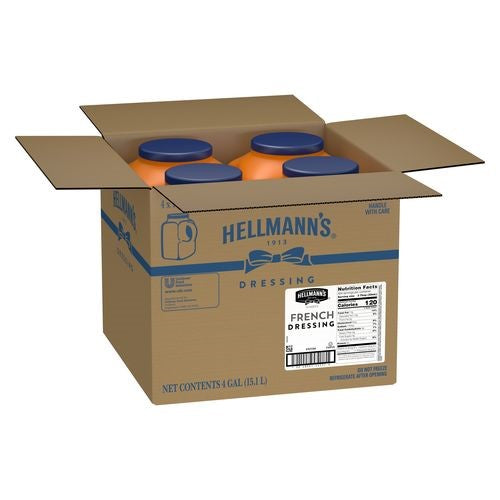 Hellmann's Classics Salad Dressing Jug Creamyfrench 1 Gallon - 4 Per Case.