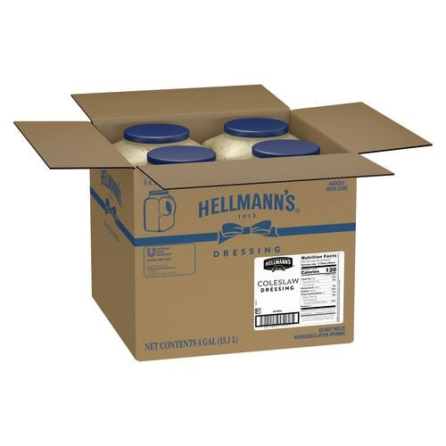 Hellmann's Dressingscondiments Creamy Coleslaw Dressing Jug Ga 1 Gallon - 4 Per Case.