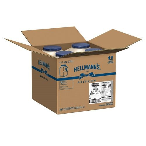 Hellmann's Dressingscondiments Chunky Blue Cheese Jug Ga 1 Gallon - 4 Per Case.