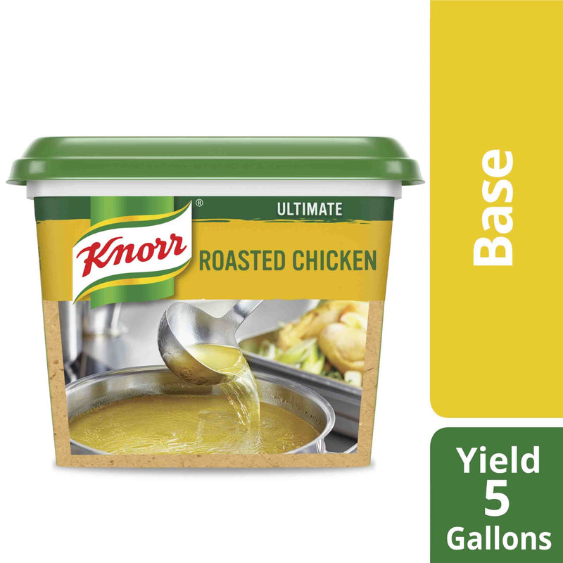 Knorr Ultimate Bases Bouillions Roasted Chicken Gluten Free 1 Pound Each - 6 Per Case.