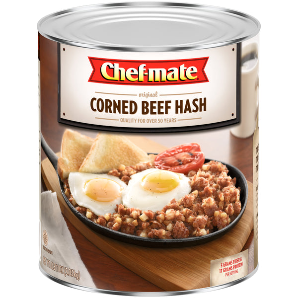 Chef Mate Corned Beef Hash 107 Ounce Size - 6 Per Case.