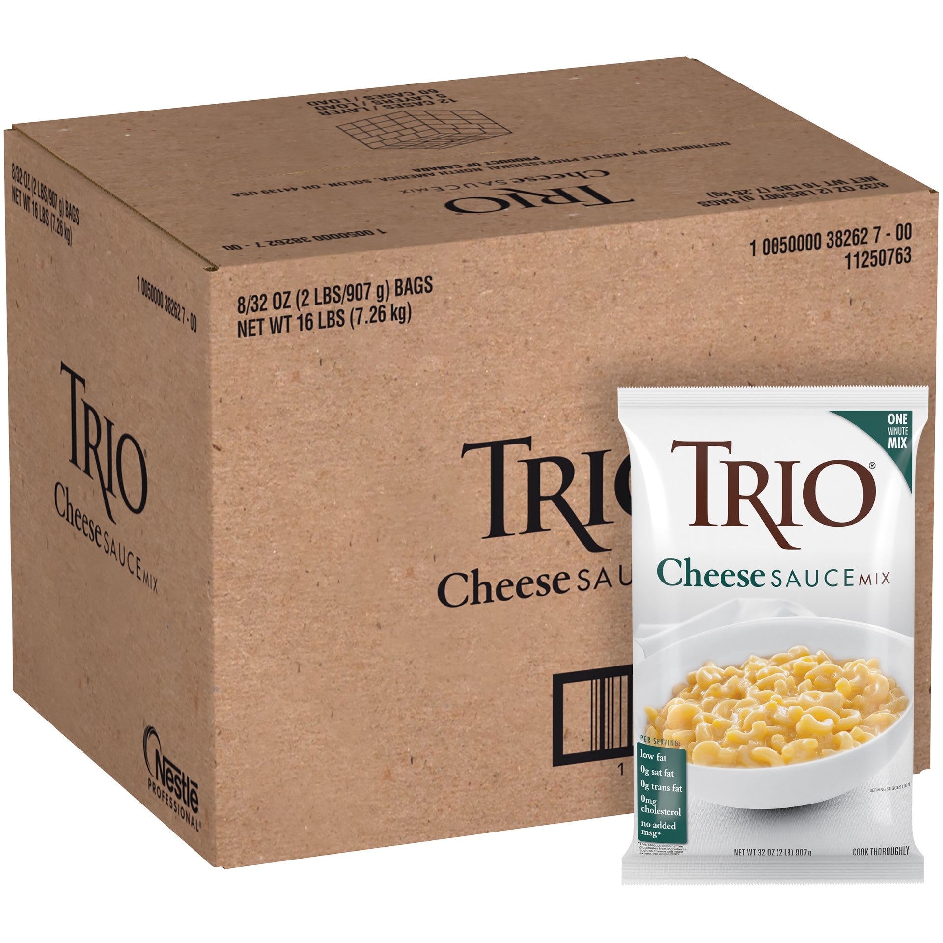 Trio Cheese Sauce 2 Pound Each - 8 Per Case.